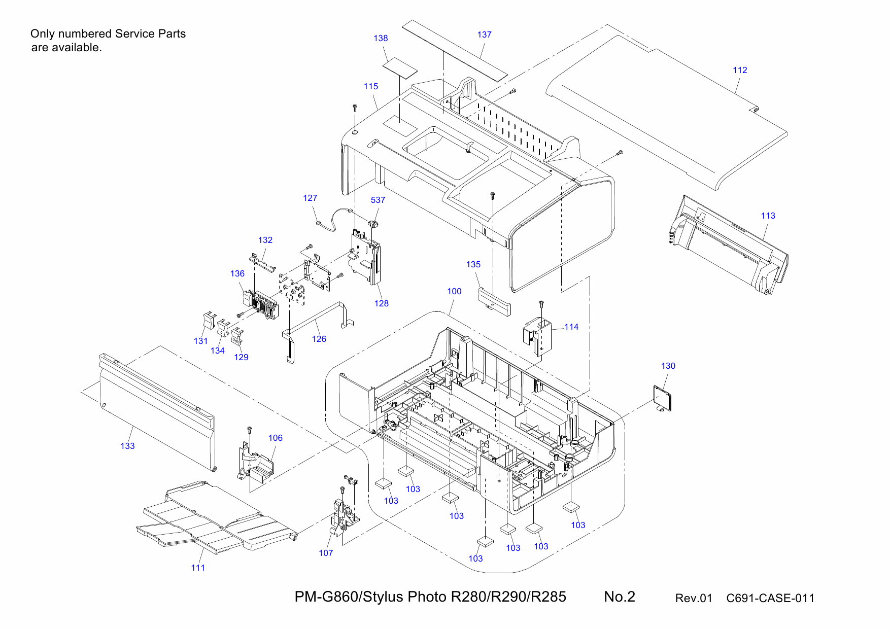EPSON StylusPhoto R280 R285 R290 Parts Manual-5